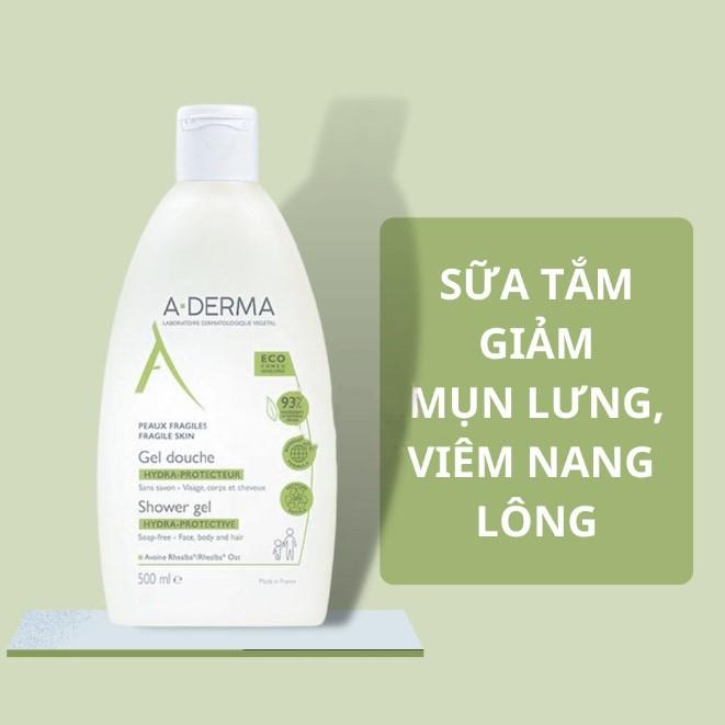 Sữa tắm trị mụn lưng Aderma Gel Douche Hydra Protecteur