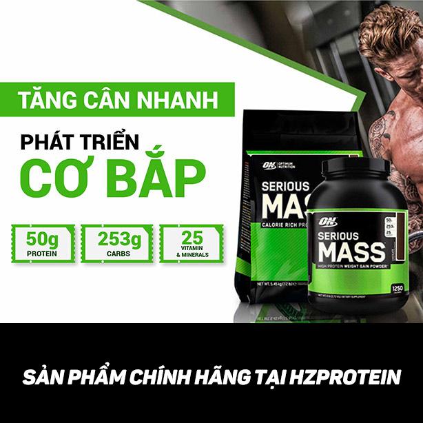 Sữa tăng cân Serious Mass 6lbs