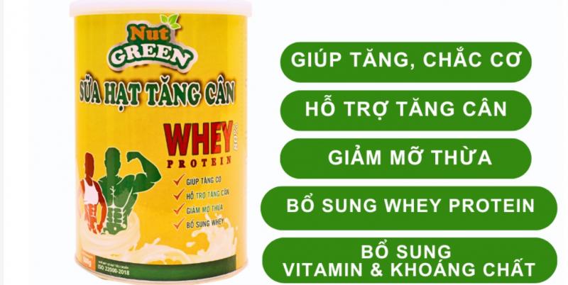 Sữa tăng cân, tăng cơ Nutgreen