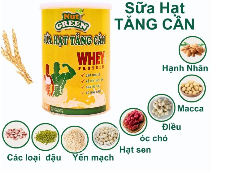 Sữa tăng cân, tăng cơ Nutgreen