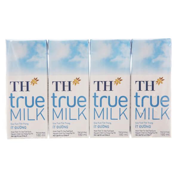 Sữa TH true MILK ít đường