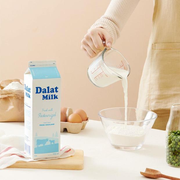 Sữa thanh trùng Dalat Milk không đường