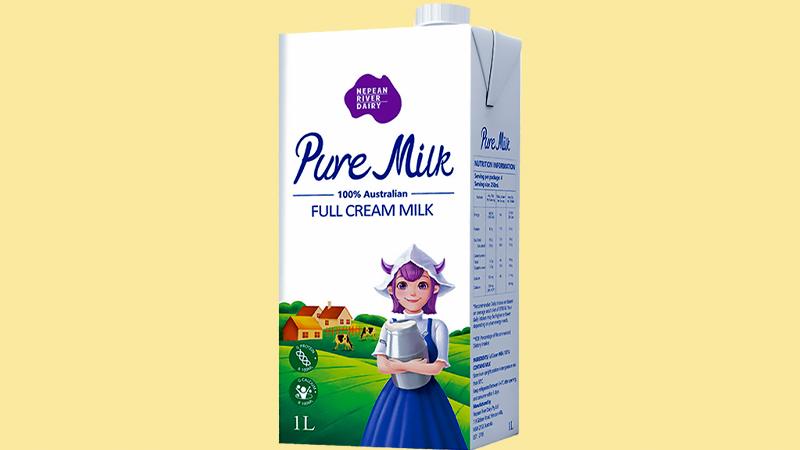 Sữa tươi Pure Milk bổ sung canxi và vitamin D