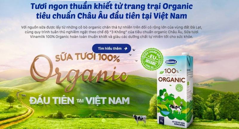 Sữa tươi Vinamilk Organic