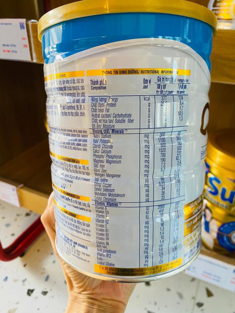 Sữa Vinamilk Canxi Pro