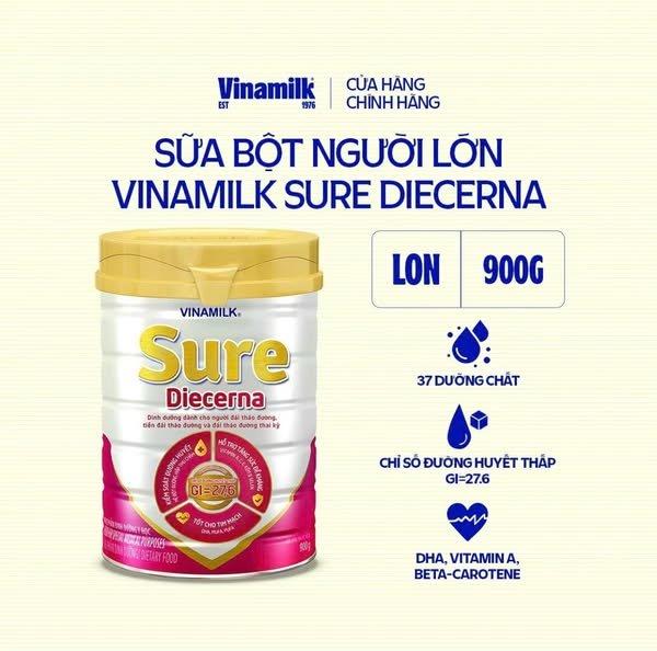 Sữa Vinamilk Sure Diecerna