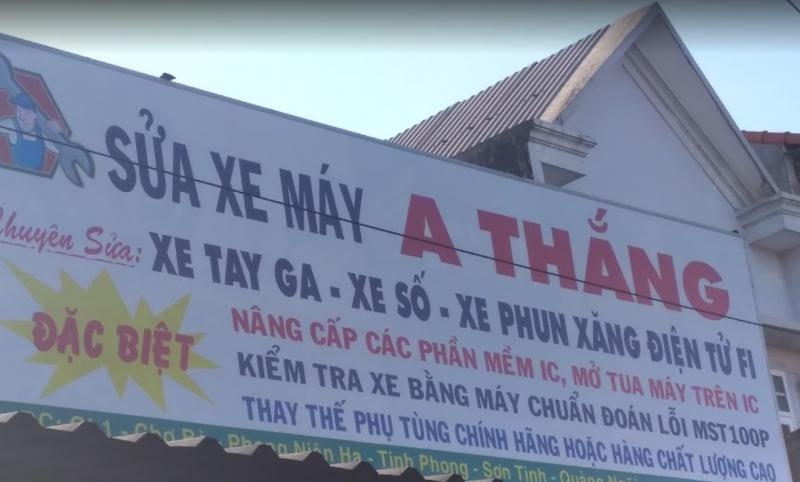 Sửa xe máy A Thắng