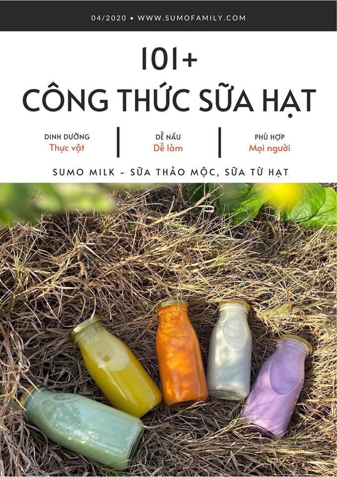 Sumo milk - Sữa thảo mộc, sữa từ hạt