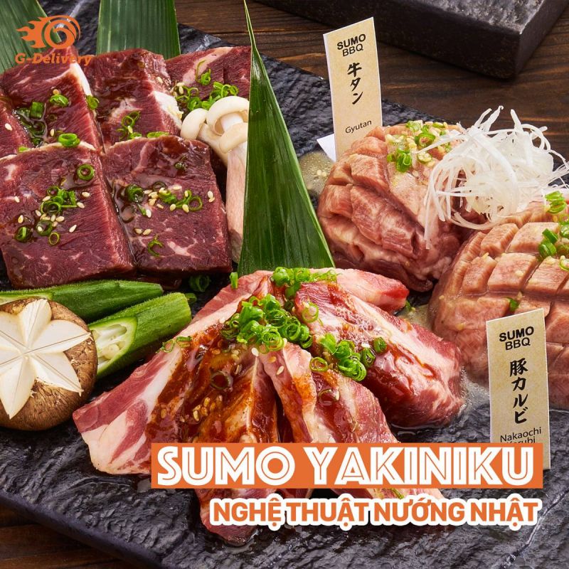 Sumo Yakiniku là nhà hàng thịt nướng chú trọng đến nguyên liệu thượng hạng hay quá trình chuẩn bị tinh tế công phu từ bảo quản, chế biến thịt, sốt ướp, sốt chấm và kỹ thuật nướng.