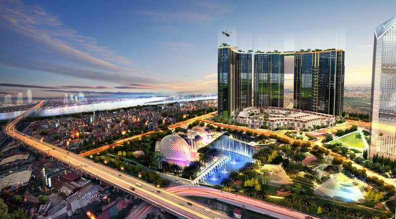 Phối cảnh tổng quan Sunshine city