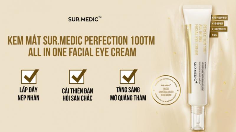 Sur.Medic+ Perfection 100tm All In One Facial Eye Cream