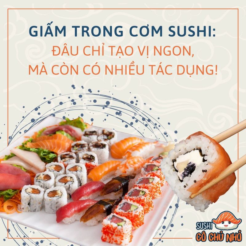 Quán sushi ngon, giá bình dân tại Sài Gòn