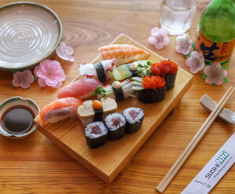 Các set sushi và sashimi đẹp mắt
