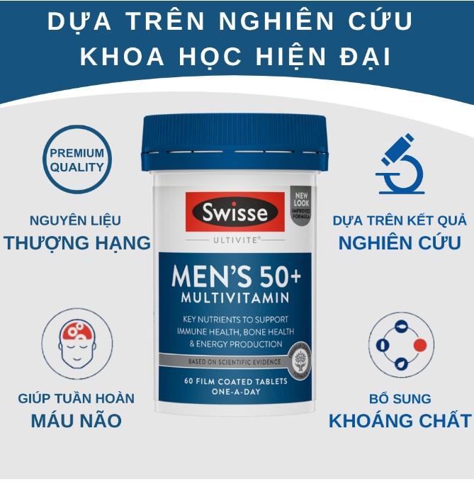 Swisse Ultivite Men's 50+ Multivitamin