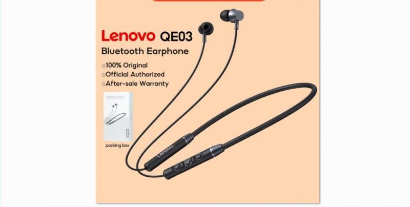 Tai nghe Bluetooth thể thao Lenovo QE03