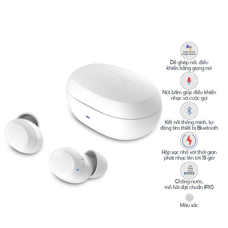 Tai nghe Philips Bluetooth TAT1235WT/97