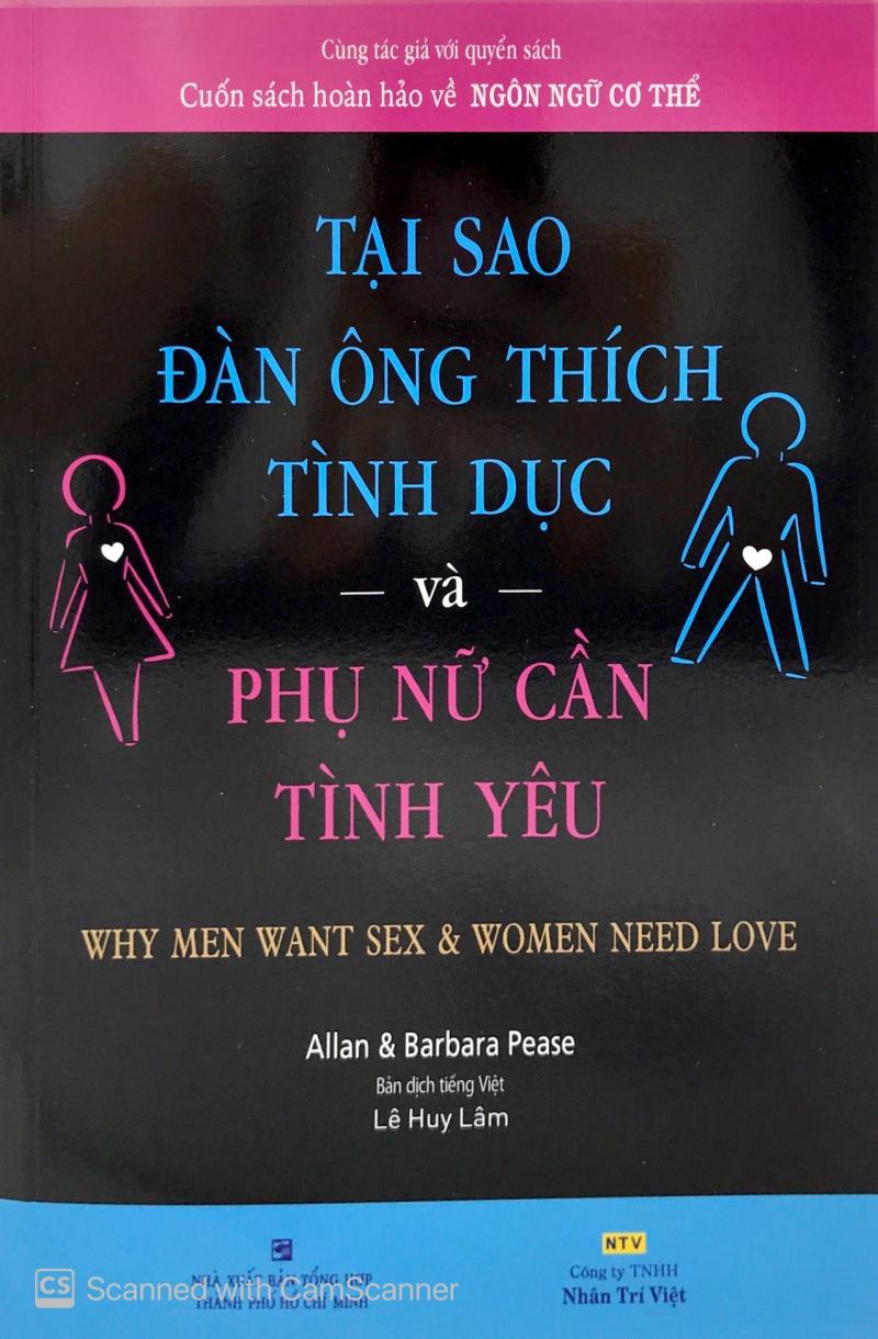 Tại sao đàn ông thích tình dục và phụ nữ cần tình yêu