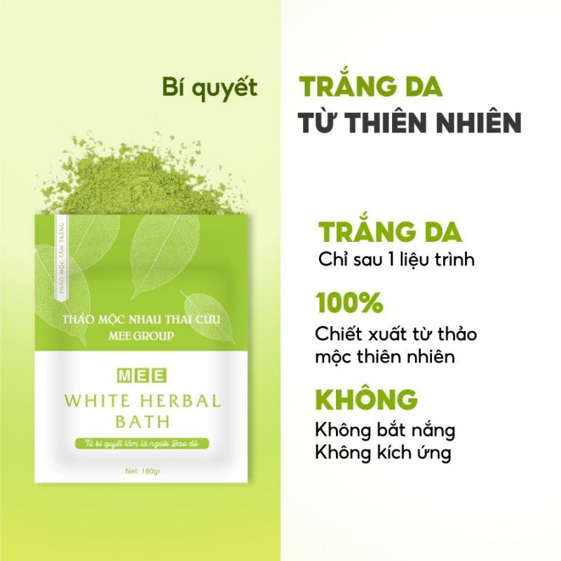 Tắm trắng thảo mộc Mee Natural White Herbal Bath