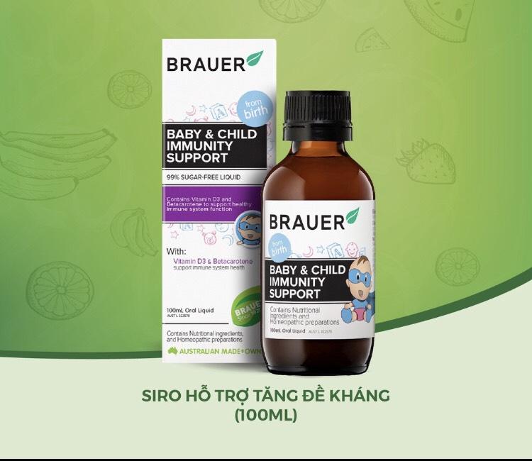 Siro tăng hệ miễn dịch Brauer Immunity Support