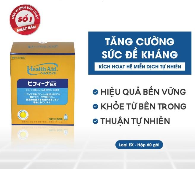 Tăng sức đề kháng, hệ miễn dịch - Bifina Nhật Bản, loại EX