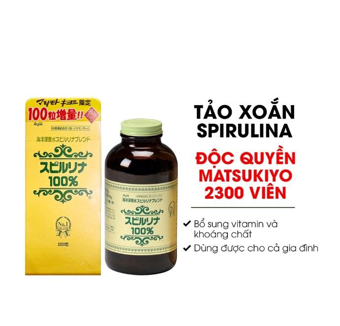 Tảo xoắn Matsukiyo Spirulina Tablets