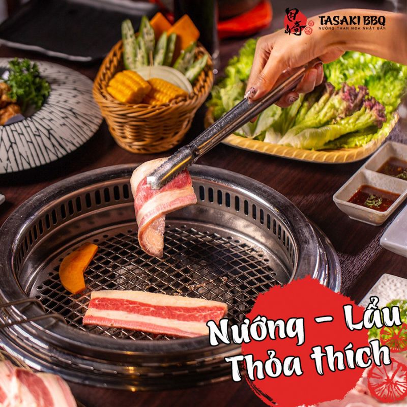 Lẩu nướng tại Tasaki BBQ