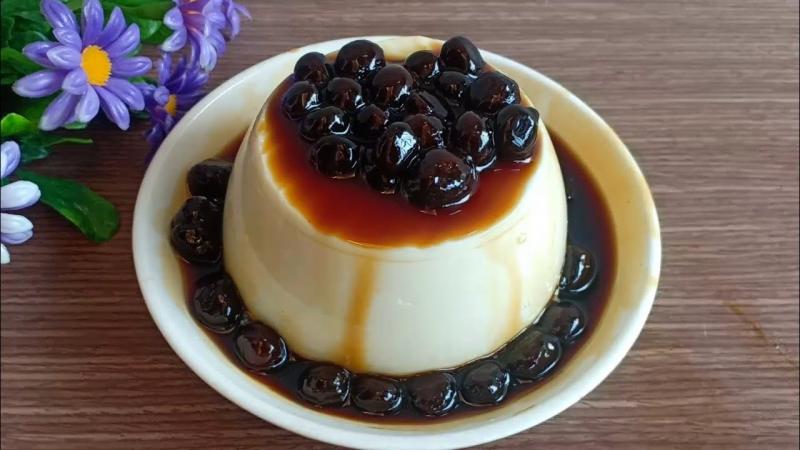 Tàu hủ pudding chân trâu đường đen