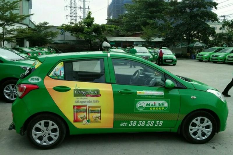 Taxi Mai Linh tận tình phục vụ.