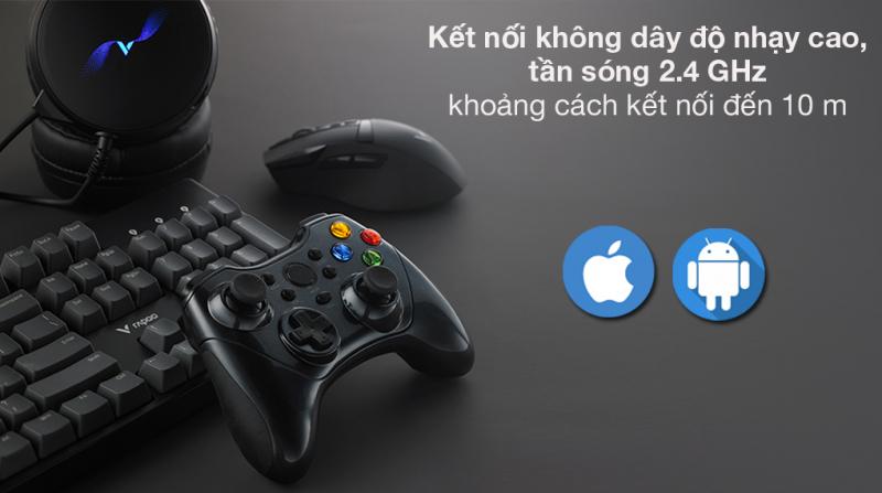 Tay cầm chơi game không dây Rapoo V600S