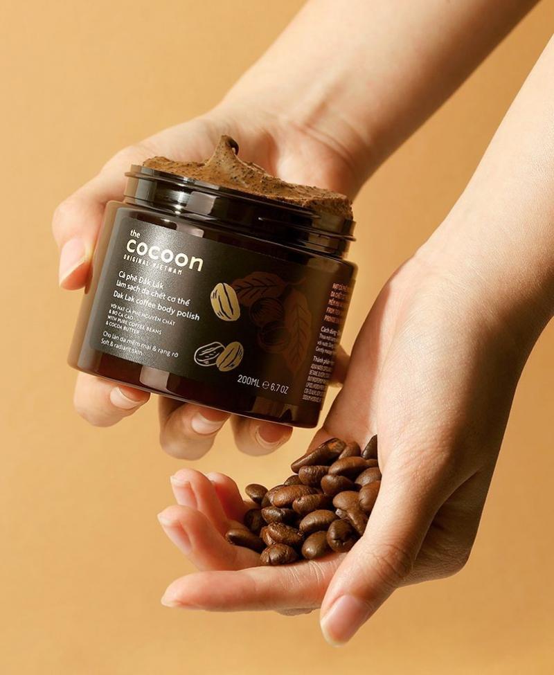 Tẩy da chết cà phê Đắk Lắk Cocoon cho làn da mềm mại và rạng rỡ