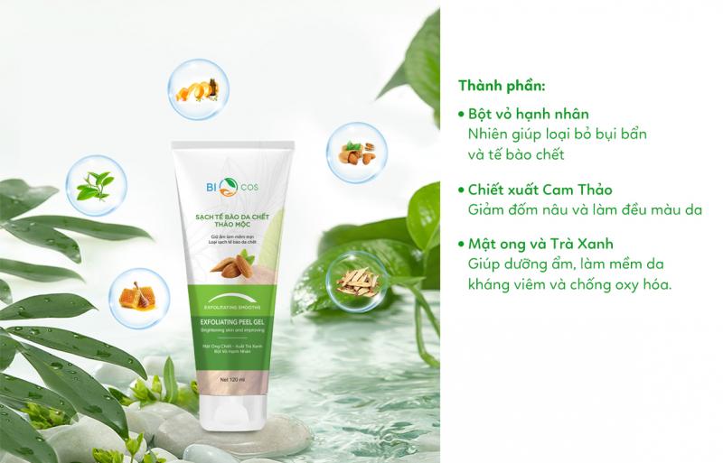 Tẩy da chết thảo mộc Biocos