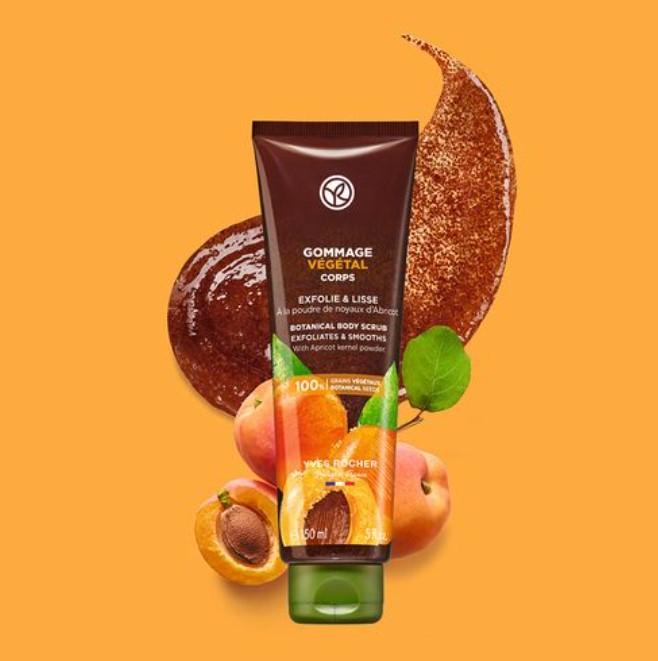 Tẩy tế bào chết cơ thể hạt mơ Yves Rocher Apricot Botanical Scrub