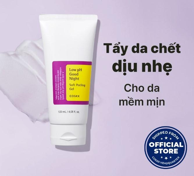 Tẩy tế bào chết Cosrx Low pH Good Night Soft Peeling Gel