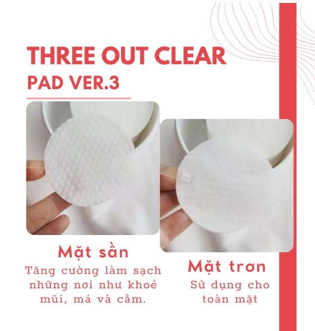 Tẩy tế bào chết GoodnDoc Three Out Clear Pad Ver.3