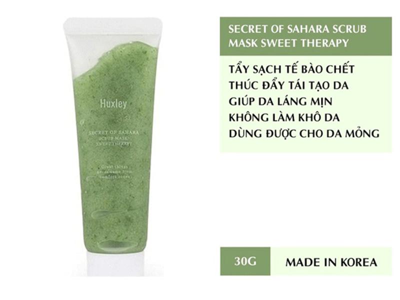 Kem tẩy tế bào chết Huxley Secret Of Sahara Scrub Mask Sweet Therapy