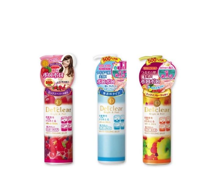 Tẩy tế bào chết Meishoku Detclear Bright & Peel - Fruits Peeling Jelly