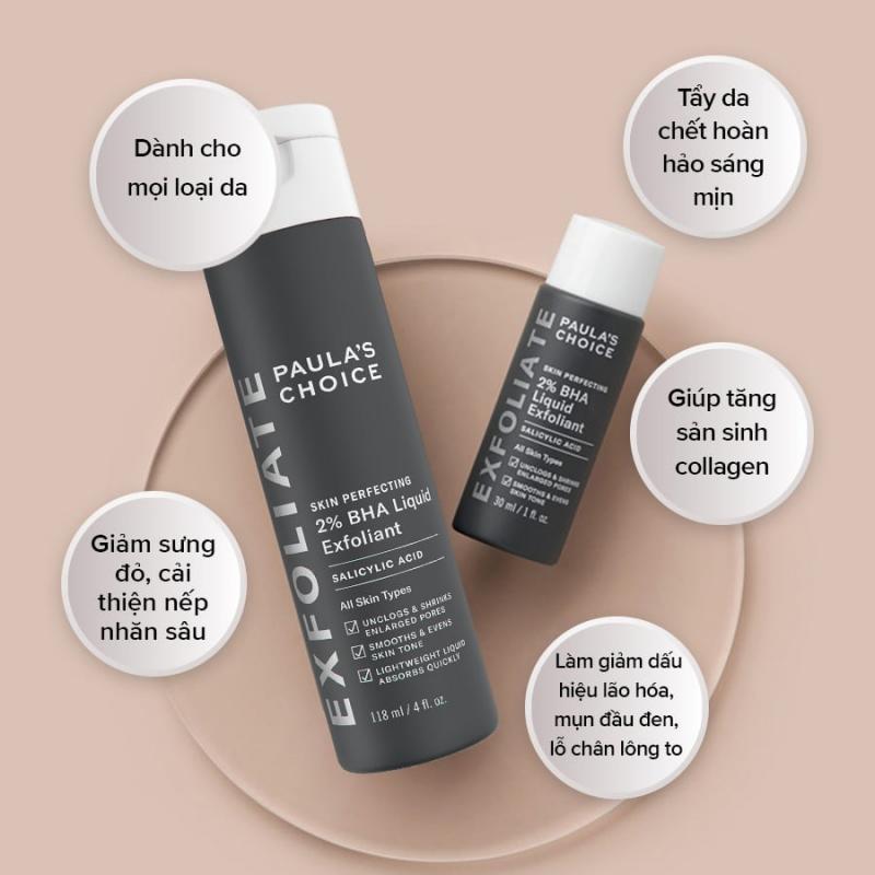 Tẩy tế bào chết Paula’s Choice Skin Perfecting 2% BHA Liquid Exfoliant