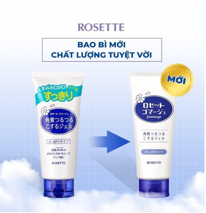 Tẩy tế bào chết Rosette Peeling Gel Nhật Bản 120g