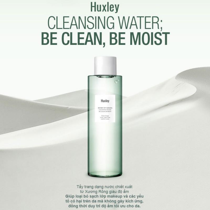 Huxley Cleansing Water Be Clean Be Moist