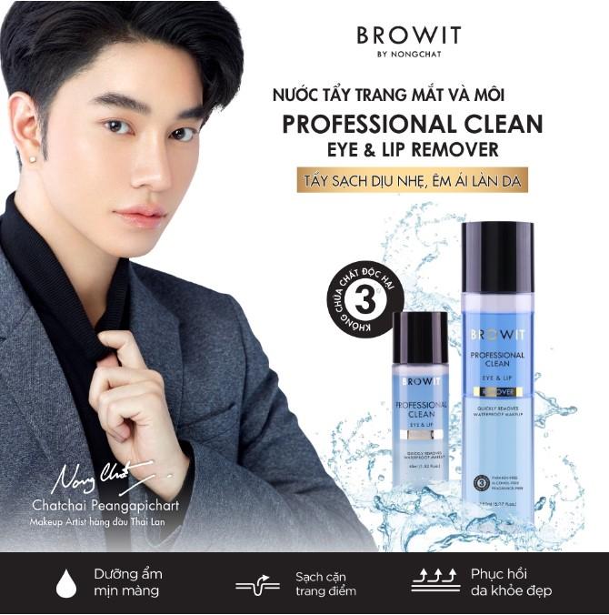 Tẩy trang mắt môi Browit Professional Clean Eye & Lip Remover