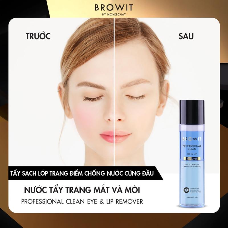 Tẩy trang mắt môi Browit Professional Clean Eye & Lip Remover