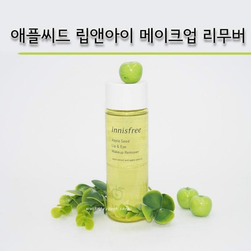 Tẩy trang mắt môi táo xanh của Hàn Quốc Innisfree Apple Seed Lip & Eye Remover