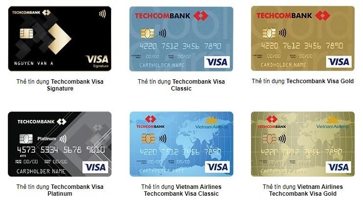 Thẻ tín dụng của ngân hàng Techcombank