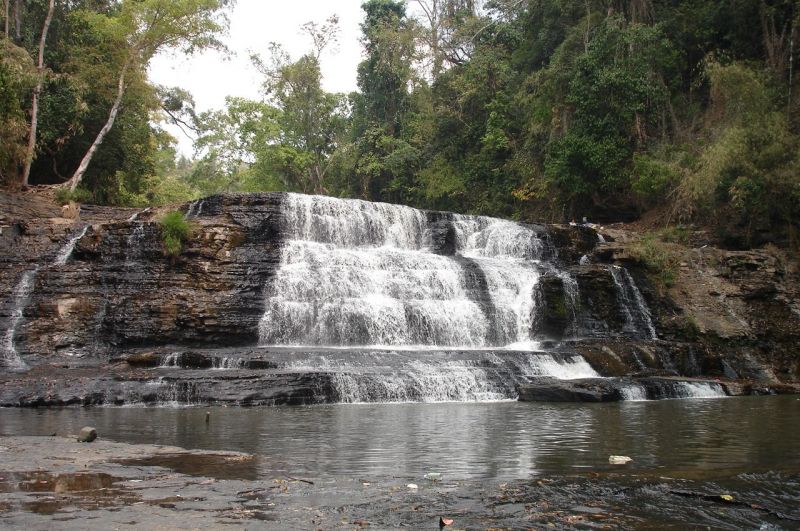 Three-tiered waterfall