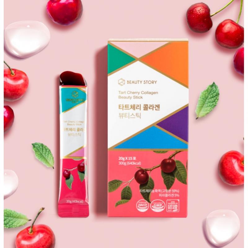 Thạch collagen Vitamin Beauty Story vị Tart Cherry