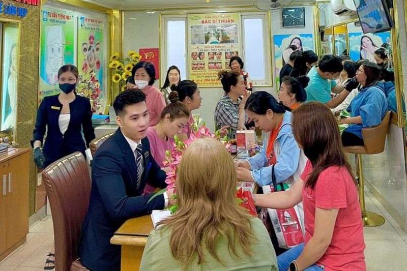 Thẩm mỹ viện Hoài Anh không gian