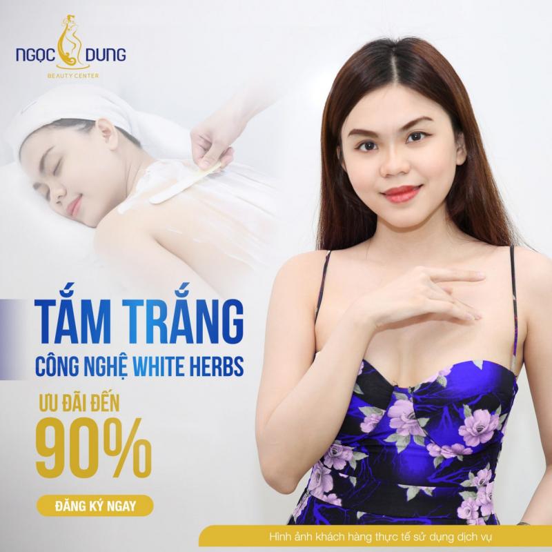 Chiếu Nano hồng ngoại, một bước trong quy trình tắm trắng tại Ngọc Dung