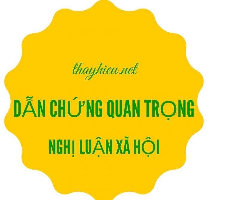 Dẫn chứng quan trọng cho bài văn