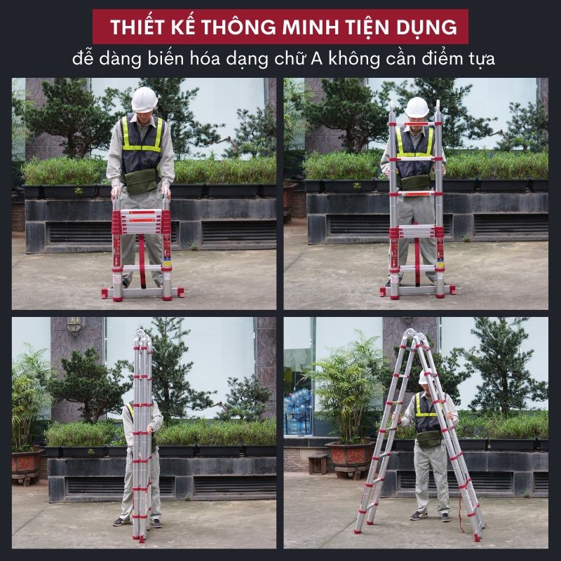 Thang nhôm rút Nhật Bản FUJIHOME