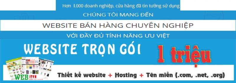 Giá cả thiết kế web bán hàng của công ty rất hợp lý